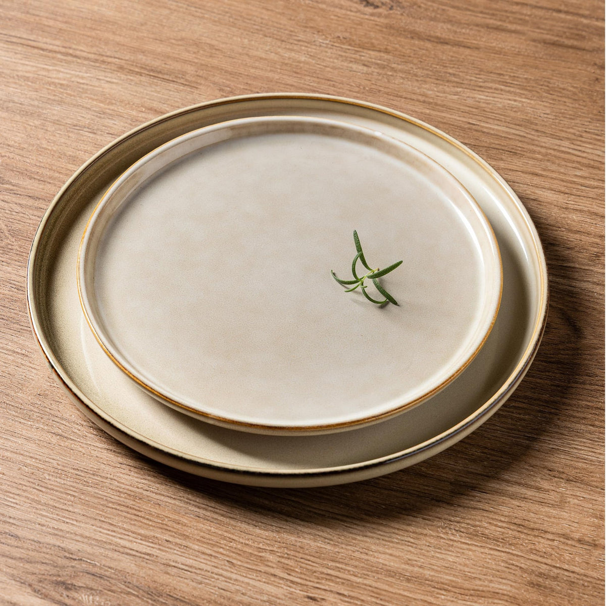 Powoo Stoneware Dinnerware Set – Reactive Glaze, Service for 8